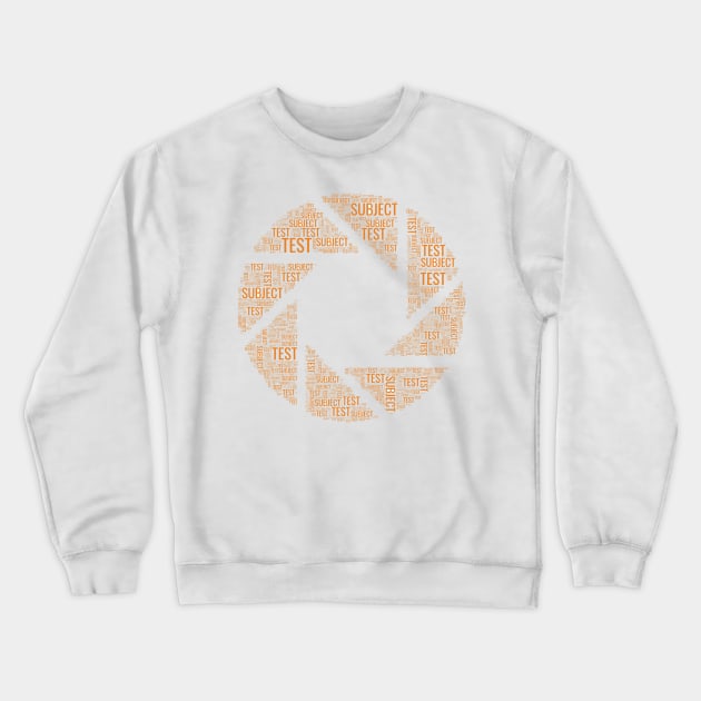 Aperture Test Subject Crewneck Sweatshirt by Quatern